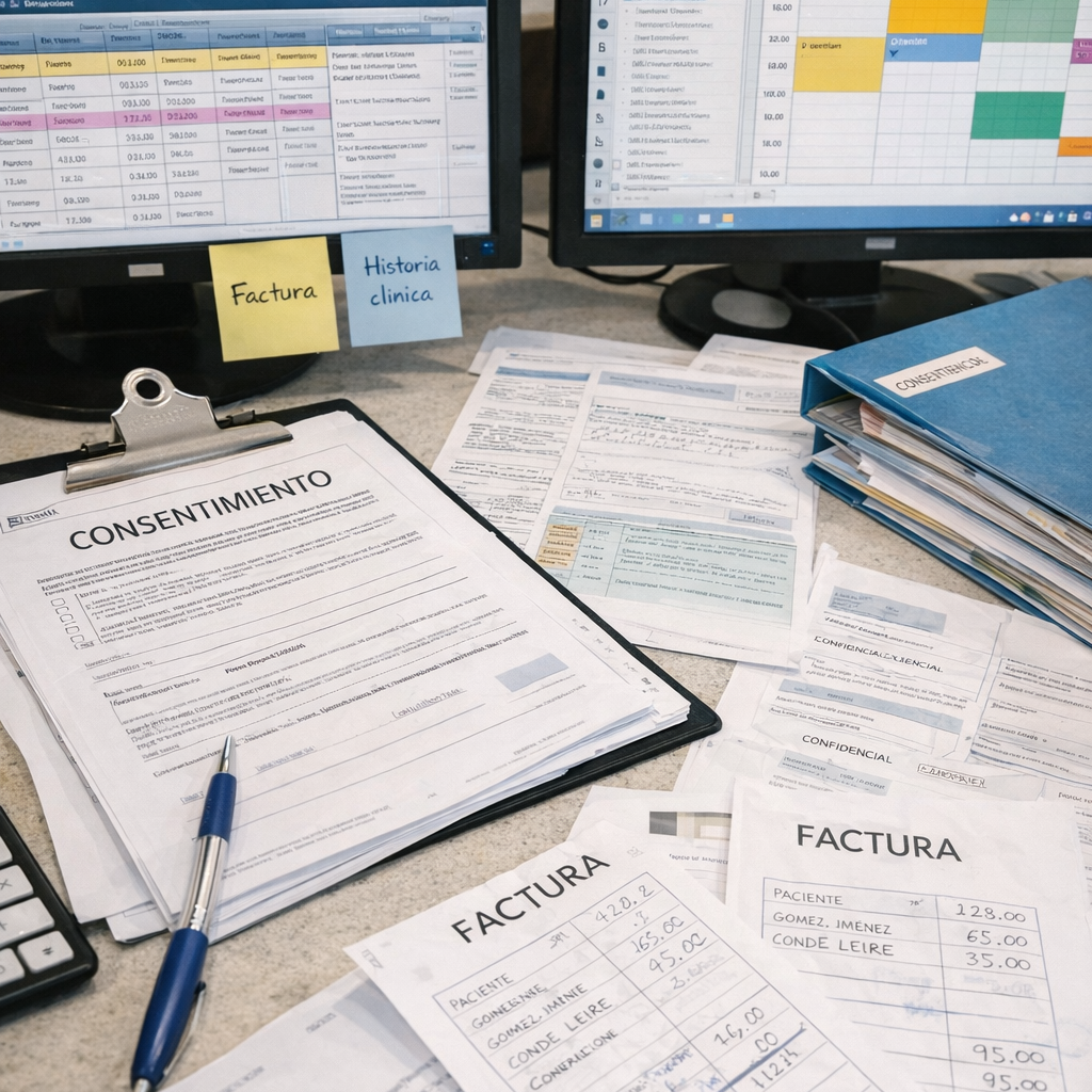 Caos documental de historiales